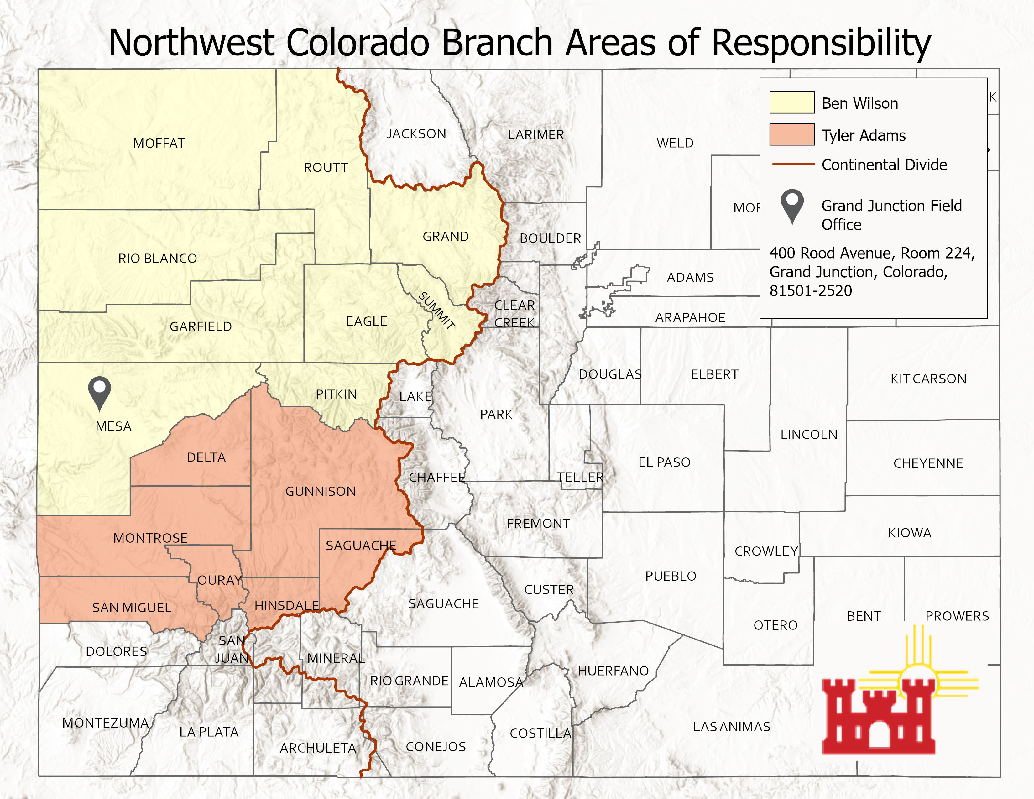 image of Albuquerque District, Regulatory Division's Northwest Branch area of responsibility. image of Albuquerque District, Regulatory Division's Northwest Branch area of responsibility.